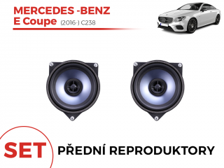SET - přední reproduktory do Mercedes-Benz E (2016-) coupe C238 - STEG BZ40D