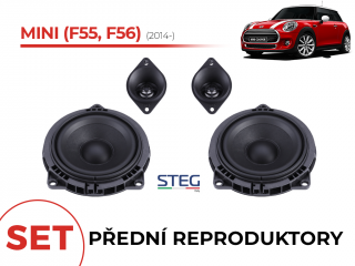 SET - přední reproduktory do Mini F55, F56 (2014-) - STEG