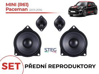 SET - přední reproduktory do Mini (R61) Paceman (2013-2016) - STEG