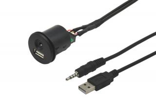 USB / JACK 4pól. prodlužovací kabel 226084