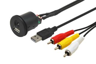 USB / JACK 4pól. prodlužovací kabel 226087
