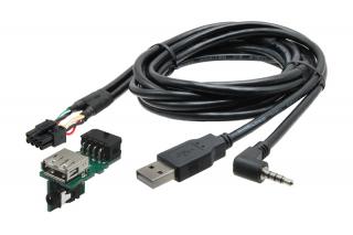 USB+JACK konektor Nissan Qashqai (14->)