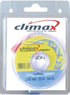 CLIMAX Fluorocarbon 30+ - 0,265 mm - 5,00kg - barva: čirá CLIMAX Fluorocarbon 30+ - 0,125 mm - 1,50kg - barva: čirá