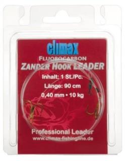 CLIMAX FLUOROCARBON ZANDER HOOK LEADER