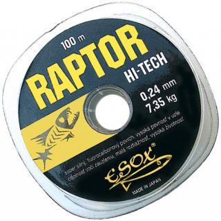 ESOX Raptor Hi-Tech 0,50 mm - nosnost 27,00 kg ESOX Raptor Hi-Tech 0,12 mm - nosnost 2,05 kg