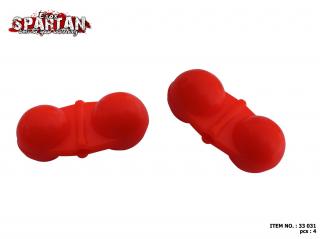 Spartan Plastic RED Soundballs 4 ks