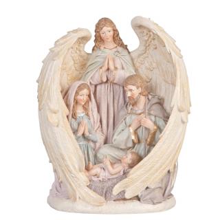 Betlém v andělských křídlech - 25*16*31 cm