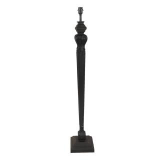 Černá dřevěná noha k lampě - 	Ø 23*134 cm E27