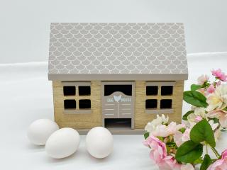 Dřevěná skříňka na vajíčka /kurníček -  23*13*18 cm