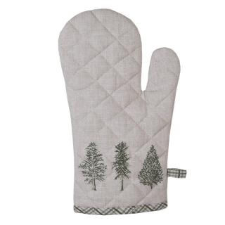 Kuchyňská chňapka - rukavice Natural Pine Trees - 18*30 cm