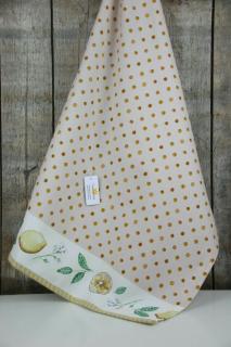 Kuchyňská utěrka  Lemons & Leafs - 50*70 cm