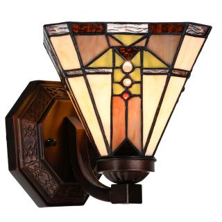 Nástěnná lampa Tiffany - 	25*20 cm E27/max 1*40W