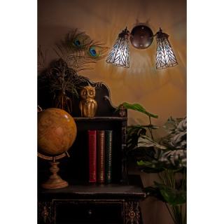 Nástěnná lampa Tiffany Early Morning -  30*23*23 cm E14/max 2*25W
