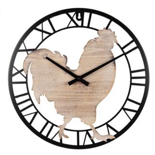 Nástěnné hodiny Kohout Ø 50x4 cm