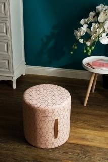 Polstrovaná stolička-taburet - 35*35*35 cm
