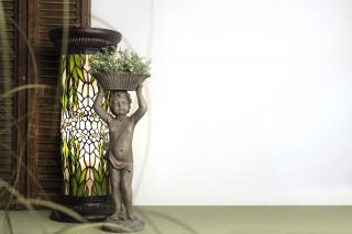 Stojací  lampa Tiffany -  Ø 31*78 cm 1x E27 / Max 60W