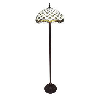 Stojací  lampa Tiffany -  Ø 45*166 cm E27/max 3*60W