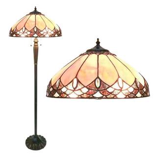 Stojací lampa Tiffany Royal Brooklyn - Ø 50*157 cm E27/max 2*60W