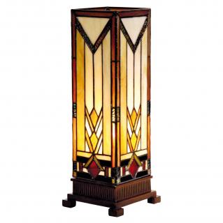 Stolní lampa Tiffany-12*12*35 cm E14 / max 1*40W