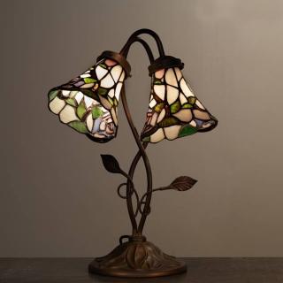 Stolní lampa Tiffany - 34*28*47 cm 2x E14 / Max 40W
