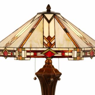 Stolní lampa Tiffany - 50*50*75 cm E27/max 2*60W