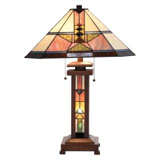 Stolní lampa Tiffany Art deco - 42*60 cm 2x E27 / Max 60W