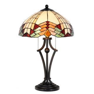 Stolní lampa Tiffany - 	Ø 40 cm/2*E27