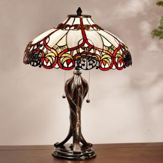 Stolní lampa Tiffany - Ø 41*56 cm E27/max 2*60W
