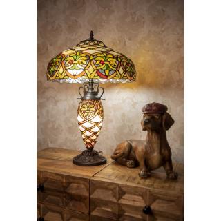 Stolní lampa Tiffany - Ø 41*58 cm E27/max 2*60W