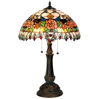 Stolní lampa Tiffany -  Ø 41*67 cm E27/max 2*60W