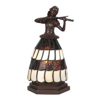 Stolní lampa TIFFANY WOMAN - 	13*13*26 cm E14/max 1*25W