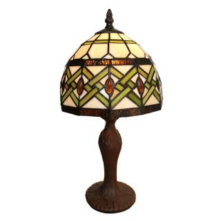 Stolní vitrážová lampa Tiffany  - 21*21*33 cm