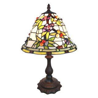 Stolní vitrážová lampa Tiffany  - 31 * 31 * 47 cm