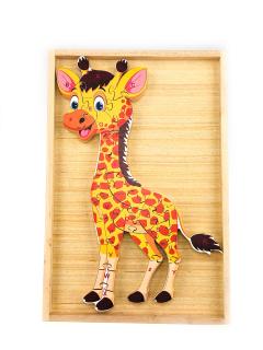 Vzdělávací puzzle - Žirafa