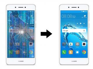 Výměna displeje Huawei Nova Smart včetně skla Barva mobilu: Bílá - White