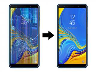 Výměna displeje Samsung A7 2018 včetně skla