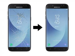 Výměna rozbitého skla displeje Samsung J5 2017 - J530 Barevná varianta Samsung: Bílá - White