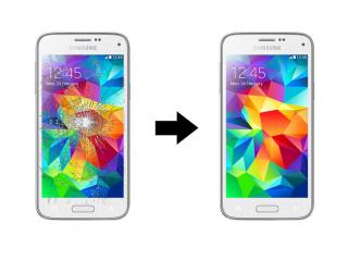 Výměna rozbitého skla displeje Samsung S5 mini - G800 Barevná varianta Samsung: Bílá - White