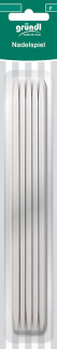 Jehlice ponožkové Grundl Aluminium, délka 15cm Délka jehlic v cm: 15, Velikost v mm: 3,00