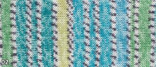 Příze Grundl Hot Socks Pearl color  (merino/kašmír/polyamid, 50 g) číslo: 02