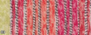 Příze Grundl Hot Socks Pearl color  (merino/kašmír/polyamid, 50 g) číslo: 03