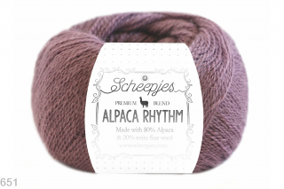 Příze Scheepjes Alpaca Rhythm  (alpaka/vlna, 25 g) číslo: 651