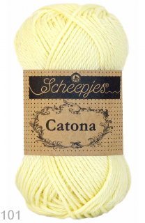 Příze Scheepjes Catona 25  (bavlna, 25 g) číslo: 101