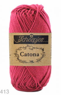 Příze Scheepjes Catona 25  (bavlna, 25 g) číslo: 413