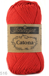 Příze Scheepjes Catona 25  (bavlna, 25 g) číslo: 516