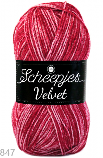 Příze Scheepjes Colour Crafter Velvet  (akryl, 100 g) číslo: 847