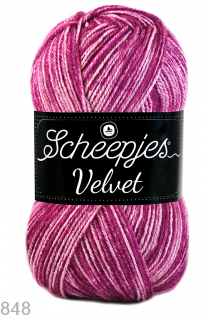 Příze Scheepjes Colour Crafter Velvet  (akryl, 100 g) číslo: 848