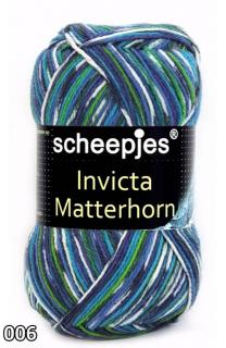 Příze Scheepjes Invicta Matterhorn  (vlna/polyamid, 100 g) číslo: 006