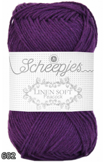 Příze Scheepjes Linen Soft  (len/bavlna/akryl, 50 g) číslo: 602