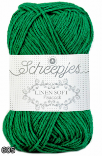Příze Scheepjes Linen Soft  (len/bavlna/akryl, 50 g) číslo: 605